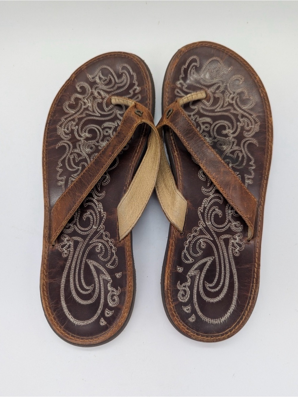 Olukai paniolo leather sandals